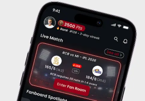 Join Live Fan Rooms During Matches